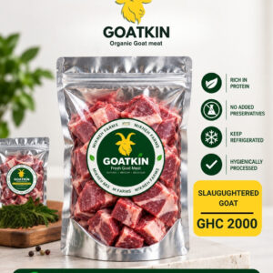 Goatkin full processed goat, cleaned and cut