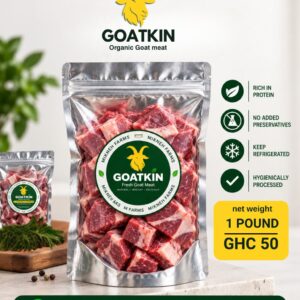 Goatkin goat meat 1 pound pack, 50 Ghana cedis